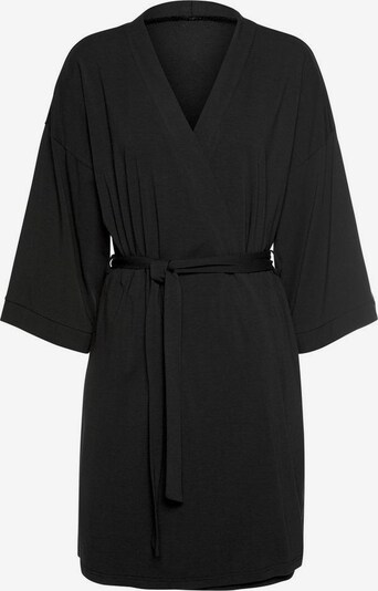 LASCANA Dressing Gown in Black, Item view