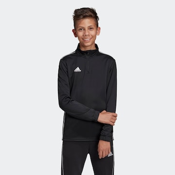 ADIDAS PERFORMANCE Sportief sweatshirt 'Core 18' in Zwart: voorkant