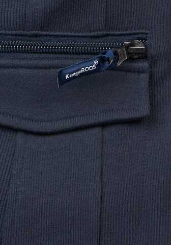 KangaROOS Athletic Zip-Up Hoodie in Blue