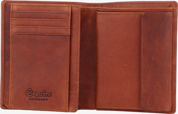 Esquire Dallas Geldbörse Leder 10 cm in Orange
