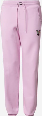 PARI Zúžený Kalhoty 'Fabienne' – fialová: přední strana