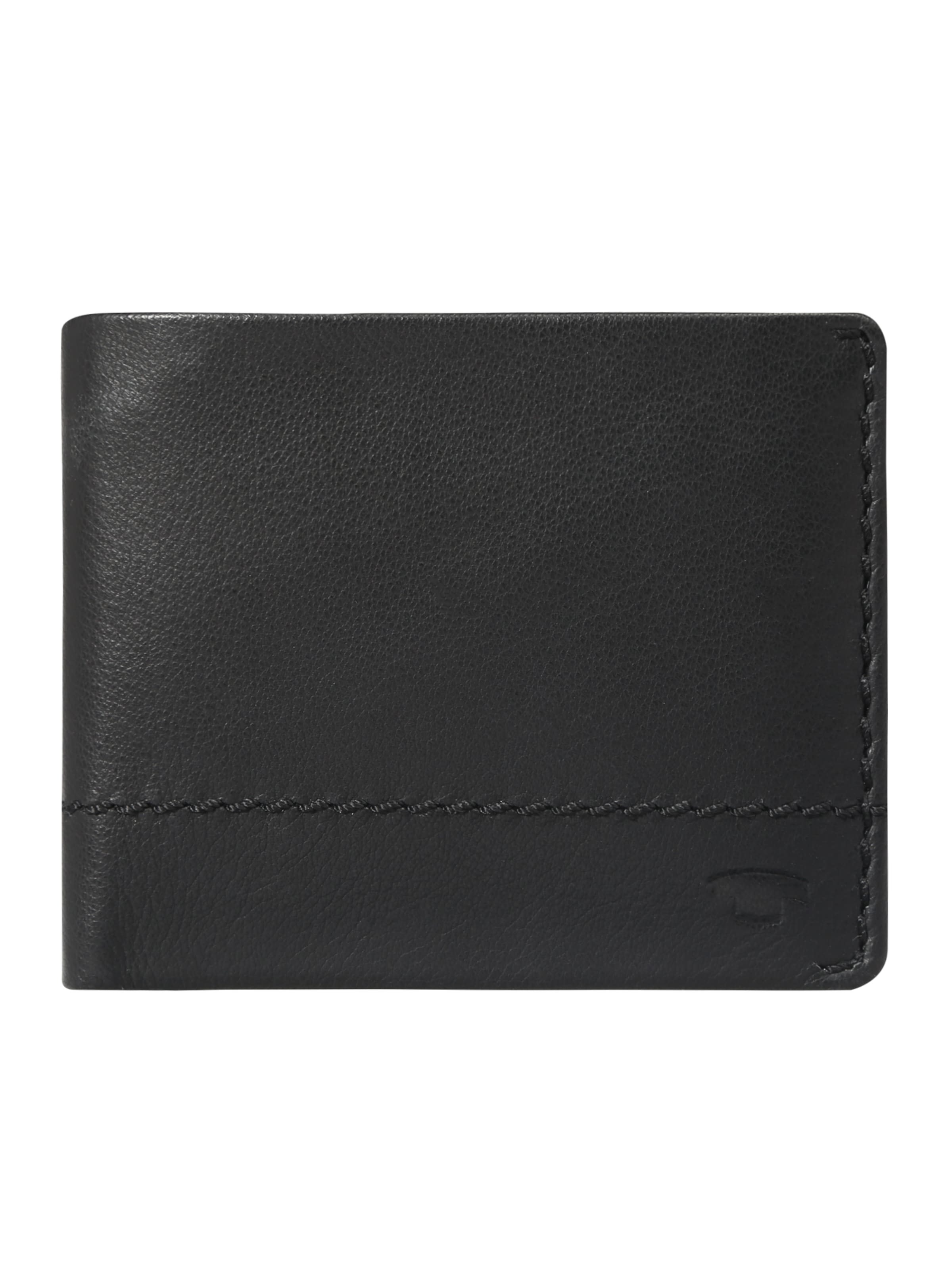 TOM TAILOR Wallet 'Kai' in Black: front