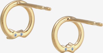 Elli DIAMONDS Earrings 'Kreis' in Gold