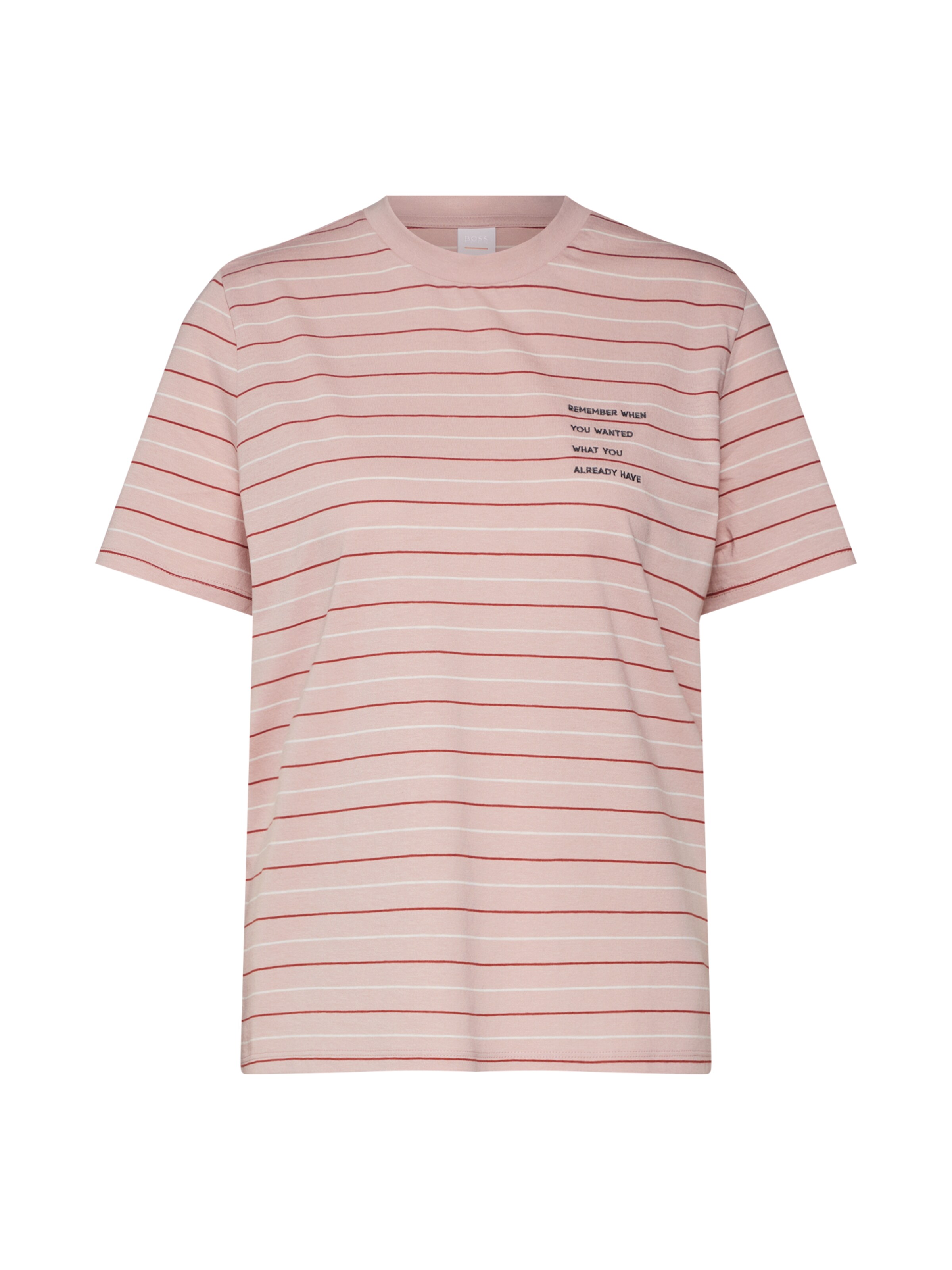 BOSS - Shirt 'Teewow' in de kleur Rosa