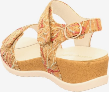 WALDLÄUFER Sandalen met riem in Beige