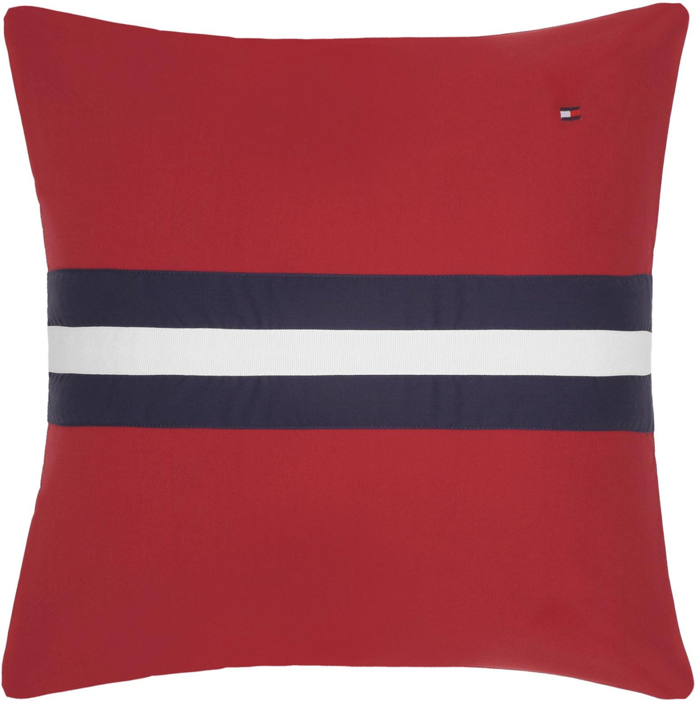 TOMMY HILFIGER - Dekokissen 'Color Block' in navy
