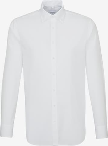 SEIDENSTICKER Slim fit Business Shirt in White: front