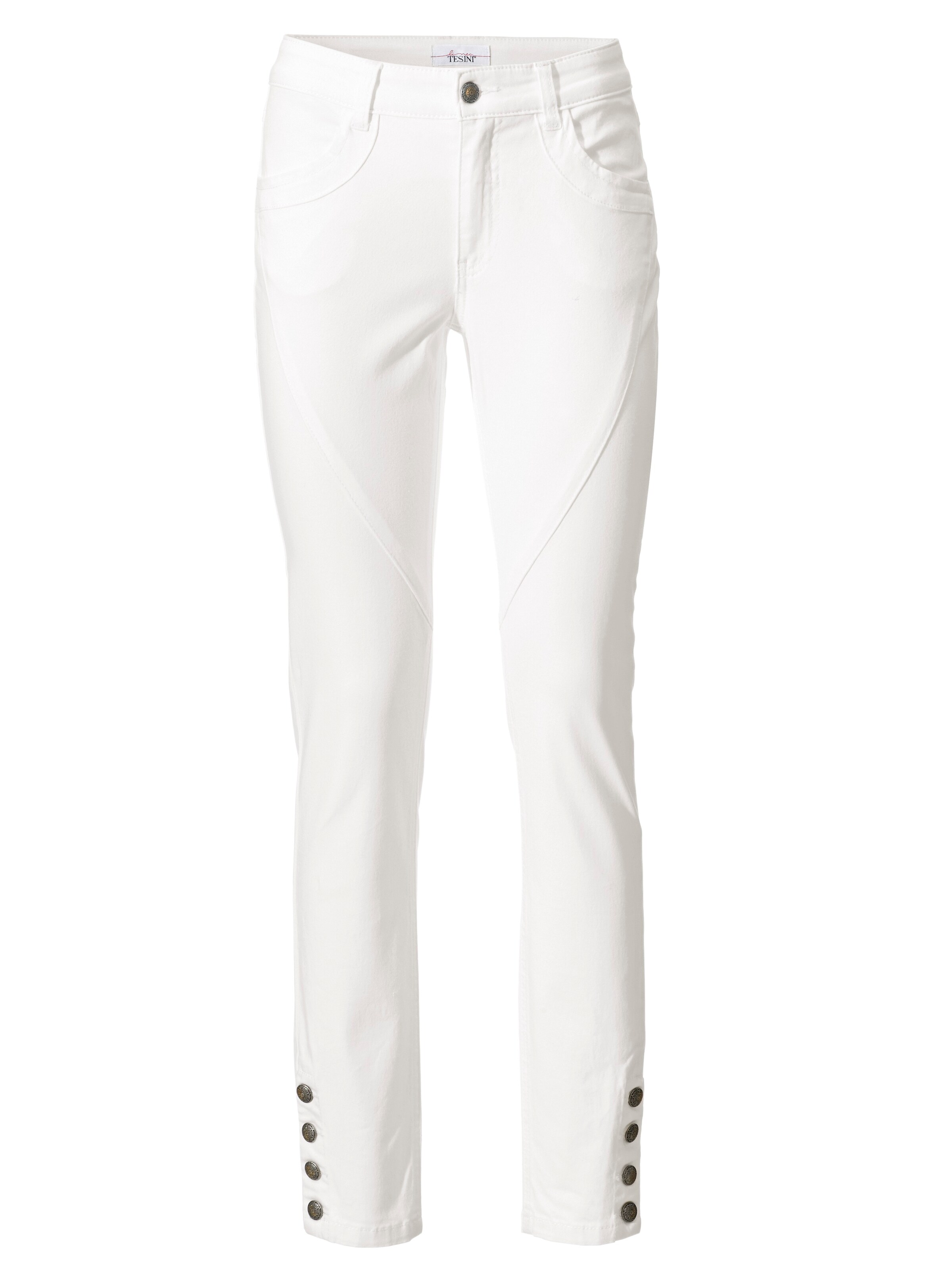 heine - Chinohose in weiß