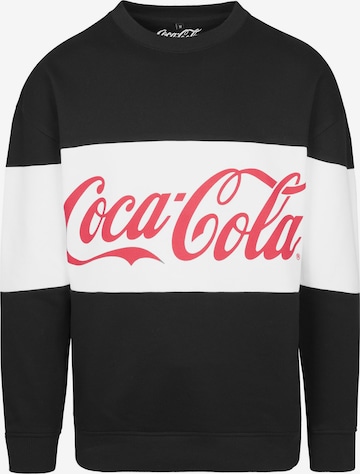 Mister Tee Sweatshirt 'Coca Cola' in Schwarz: predná strana