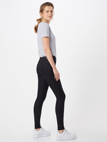 Skinny Jean 'Nela' TOM TAILOR DENIM en noir : derrière