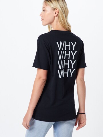 Merchcode Shirt 'Why' in Zwart: terug