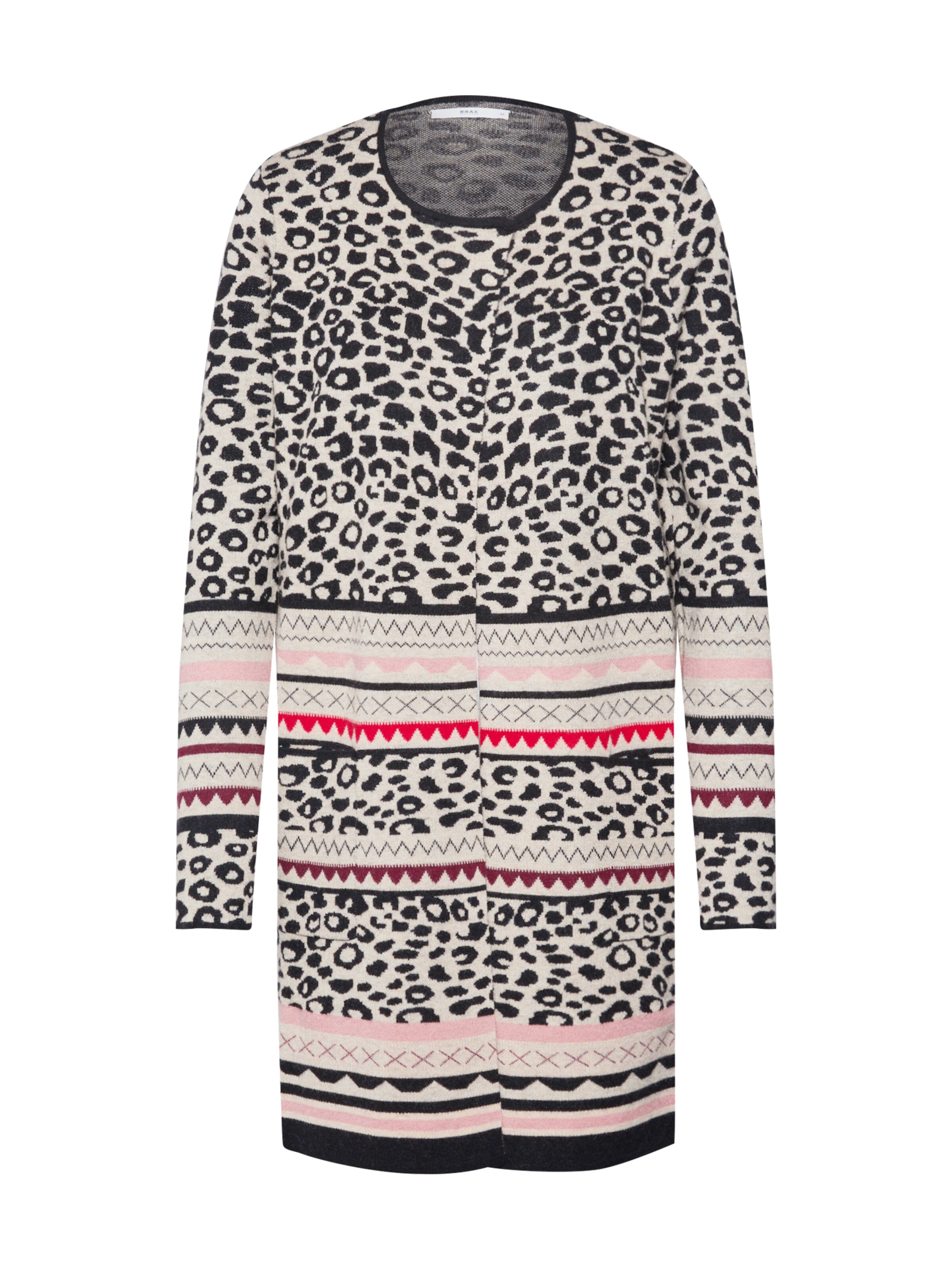 BRAX - Gebreid vest 'Amanda' in de kleur Beige