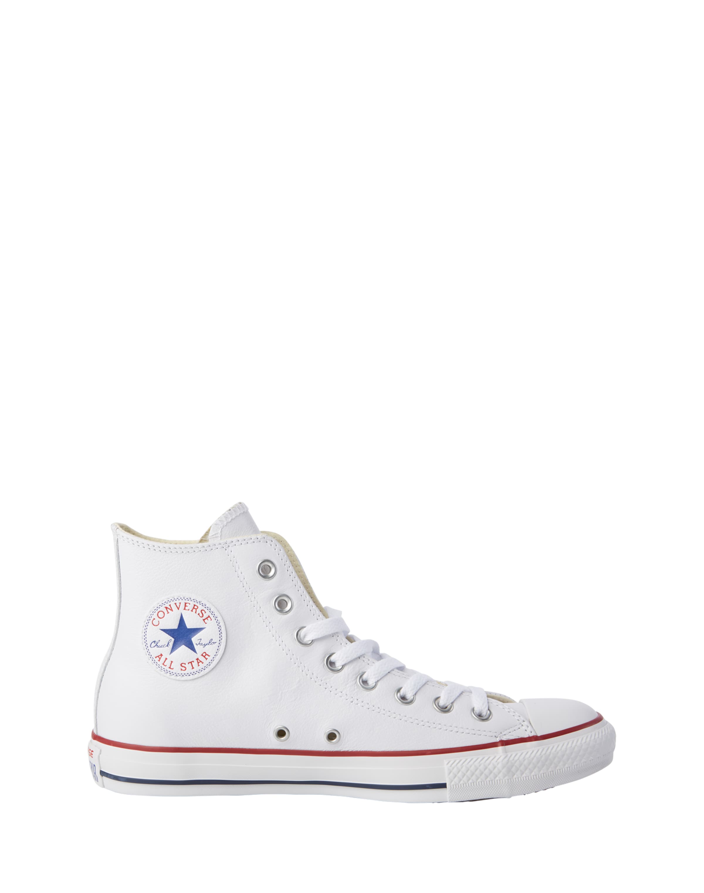 CONVERSE Kotníkové tenisky 'CHUCK TAYLOR ALL STAR CLASSIC HI LEATHER' – bílá