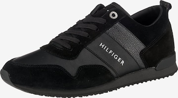 TOMMY HILFIGER - Zapatillas deportivas bajas en negro: frente