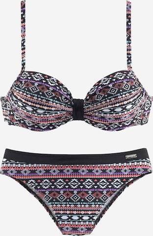 LASCANA T-shirt Bikini i blå: forside