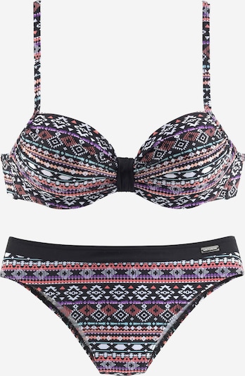 LASCANA Bikini en marine / violet, Vue avec produit