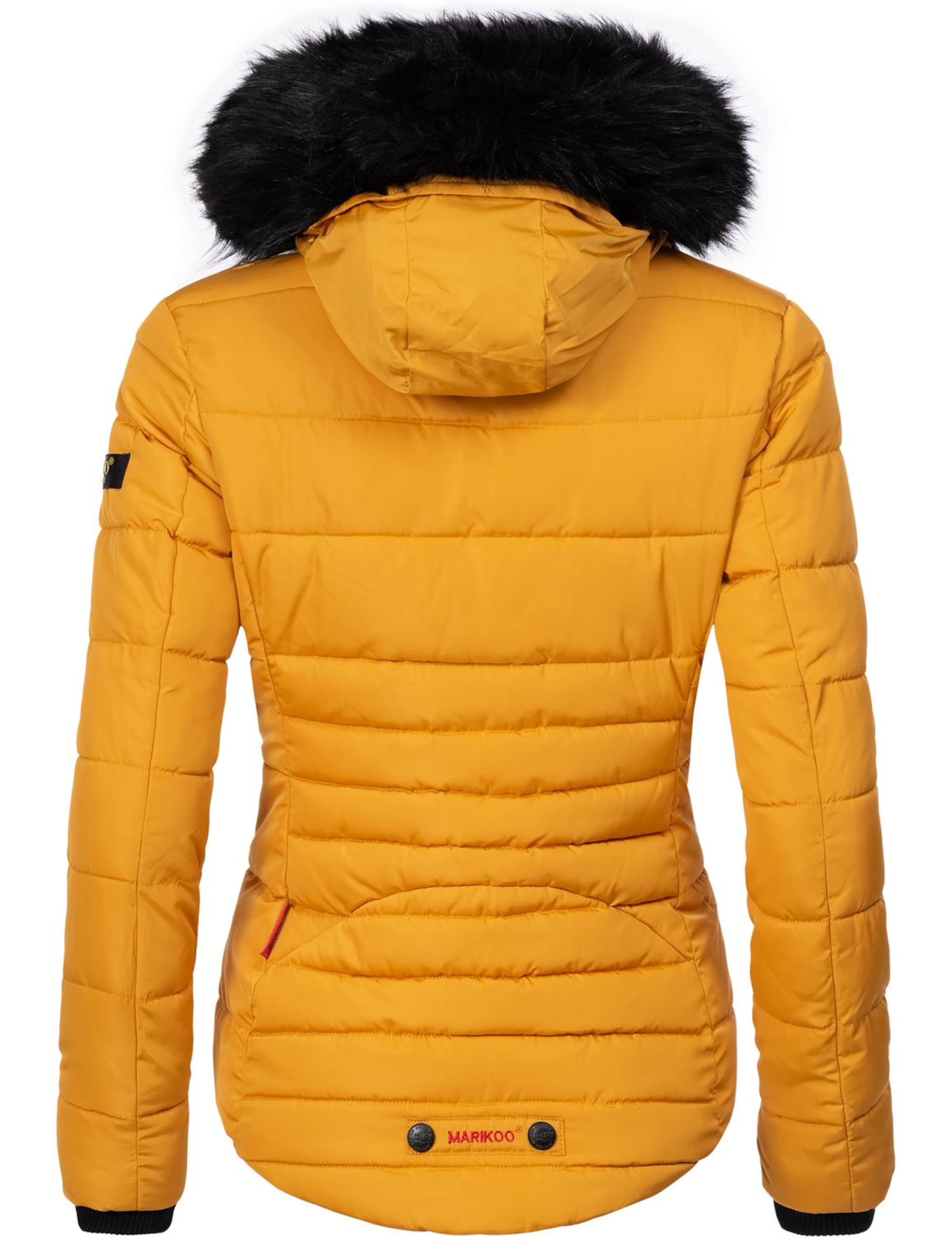 MARIKOO Зимняя куртка 'Lotusblüte' в Желтый