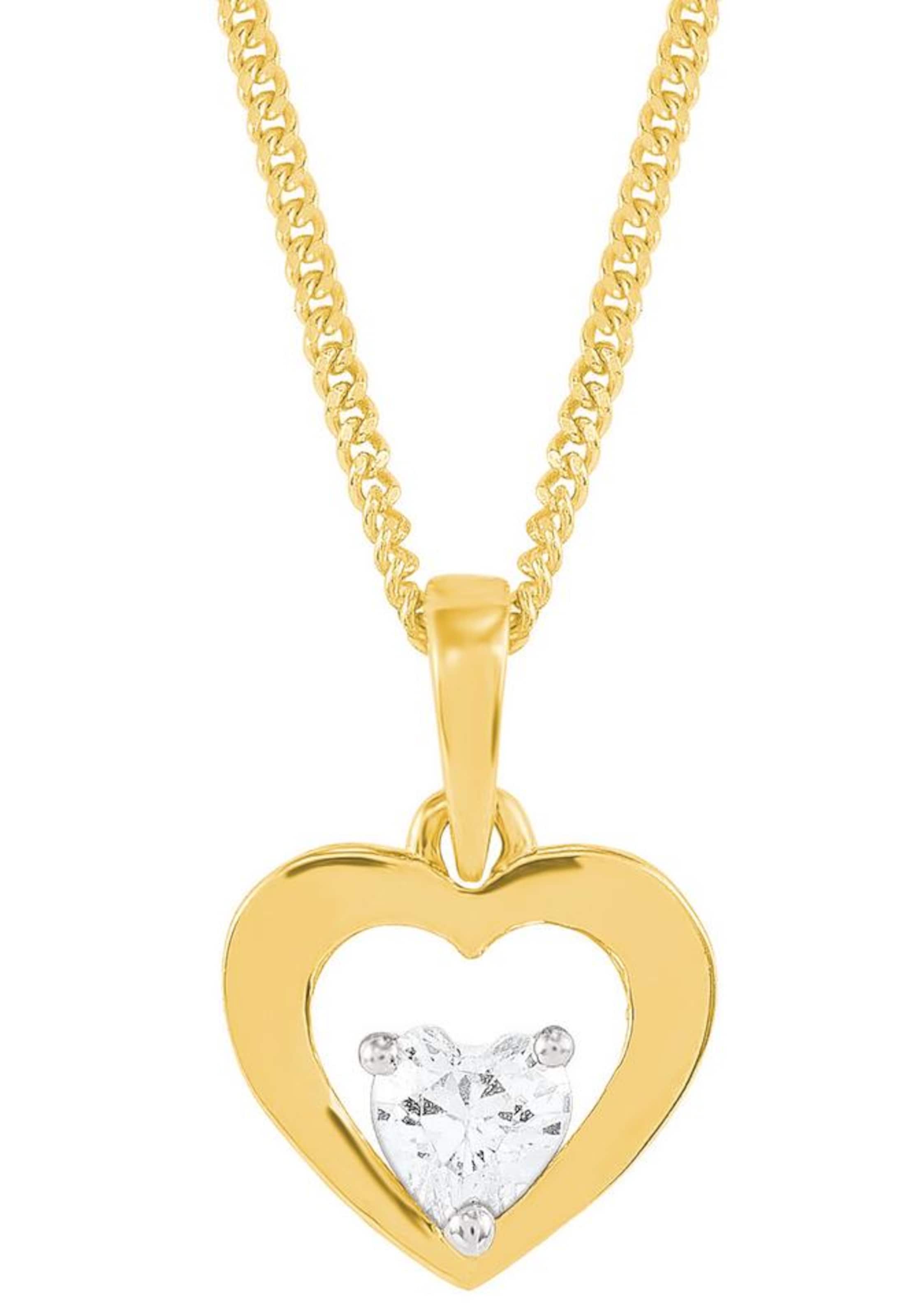 AMOR Kette in Gold: Vorderseite