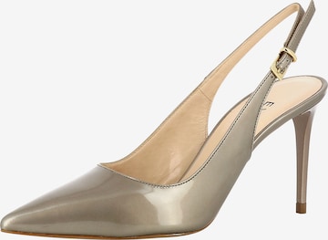 EVITA Slingback Pumps 'JESSICA' in Grey: front