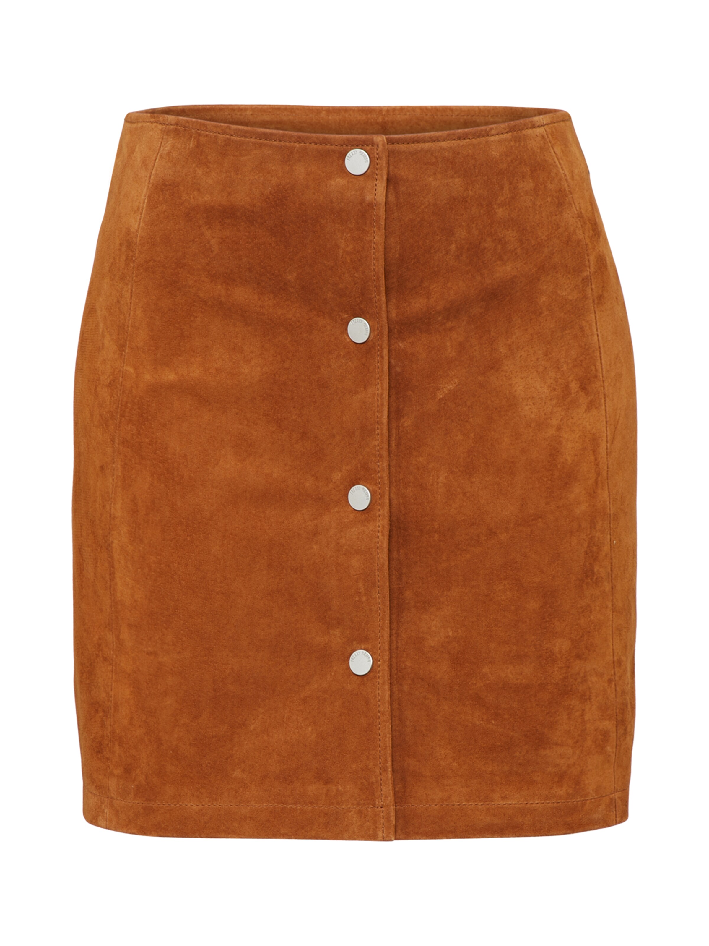 FREAKY NATION - Minirock aus Leder 'Twentyone' in cognac