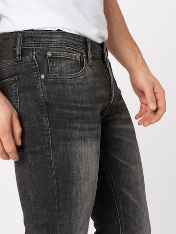 JACK & JONES Slimfit Jeans 'Glenn' i svart