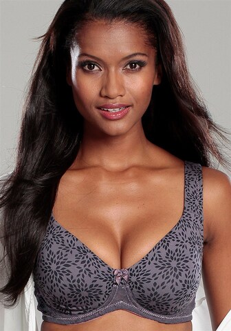 NUANCE T-shirt Bra in Grey: front