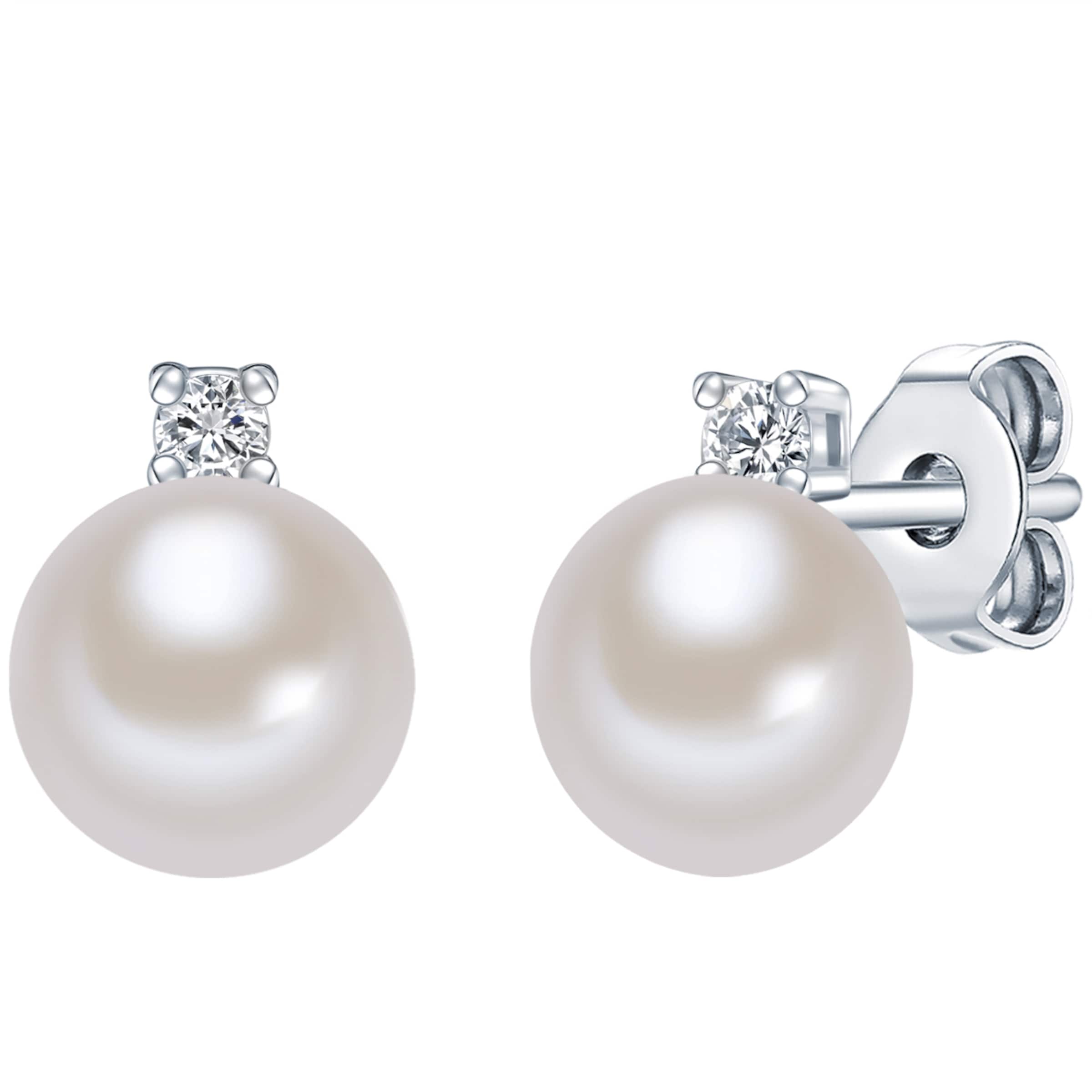 Valero Pearls Ohrringe in Silber: Vorderseite