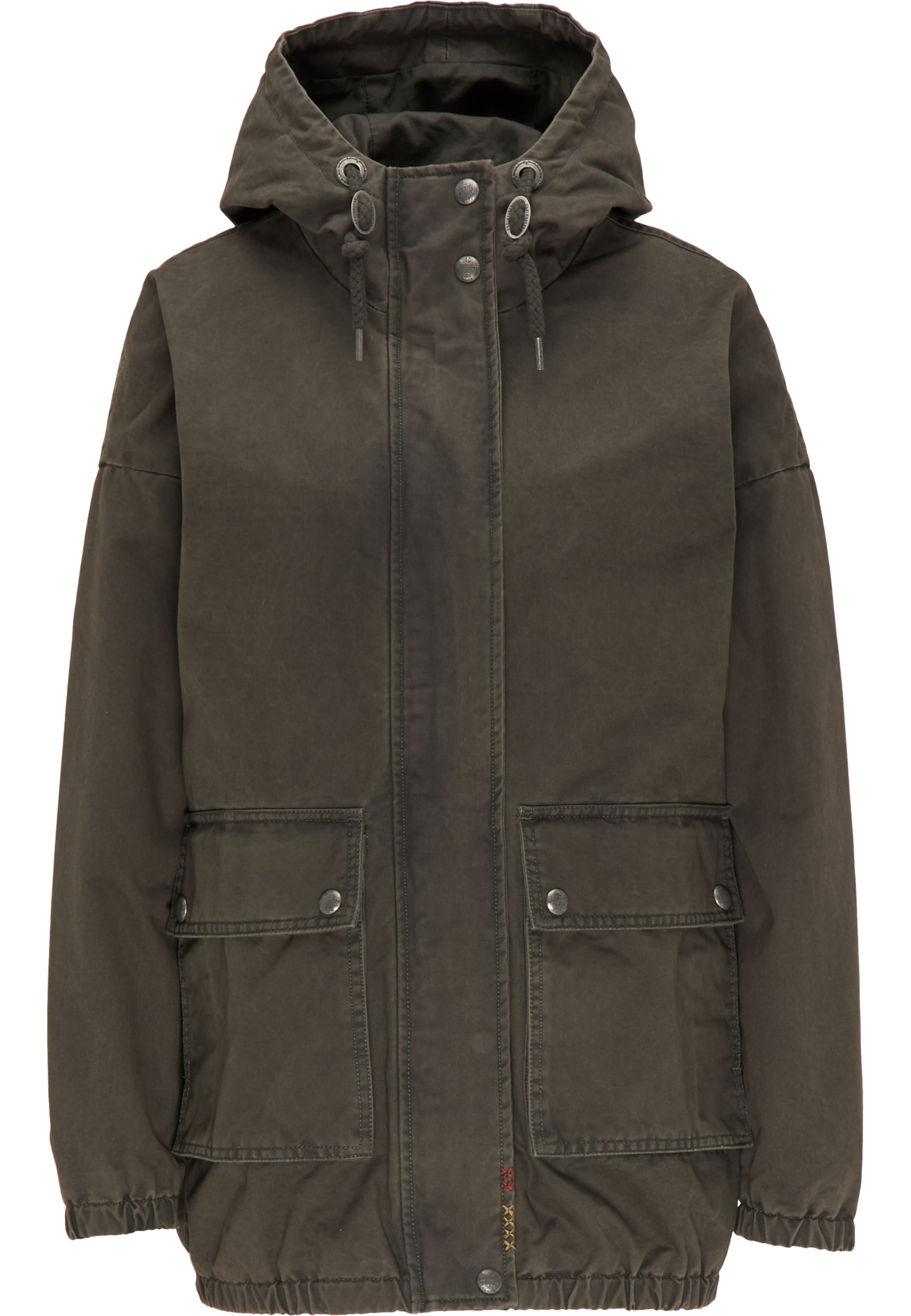 DreiMaster Vintage Демисезонная куртка в Коричневый: спереди