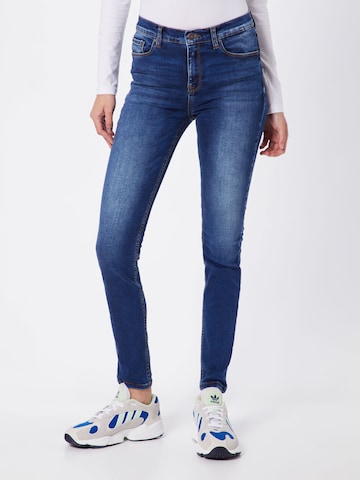 Skinny Jeans 'Amy' de la LTB pe albastru: față