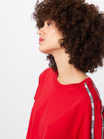 LEVI'S ® Koszulka 'Varsity' w kolorze czerwony