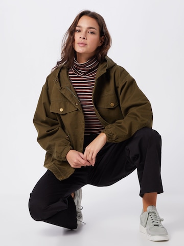 Urban Classics Přechodová parka – hnědá