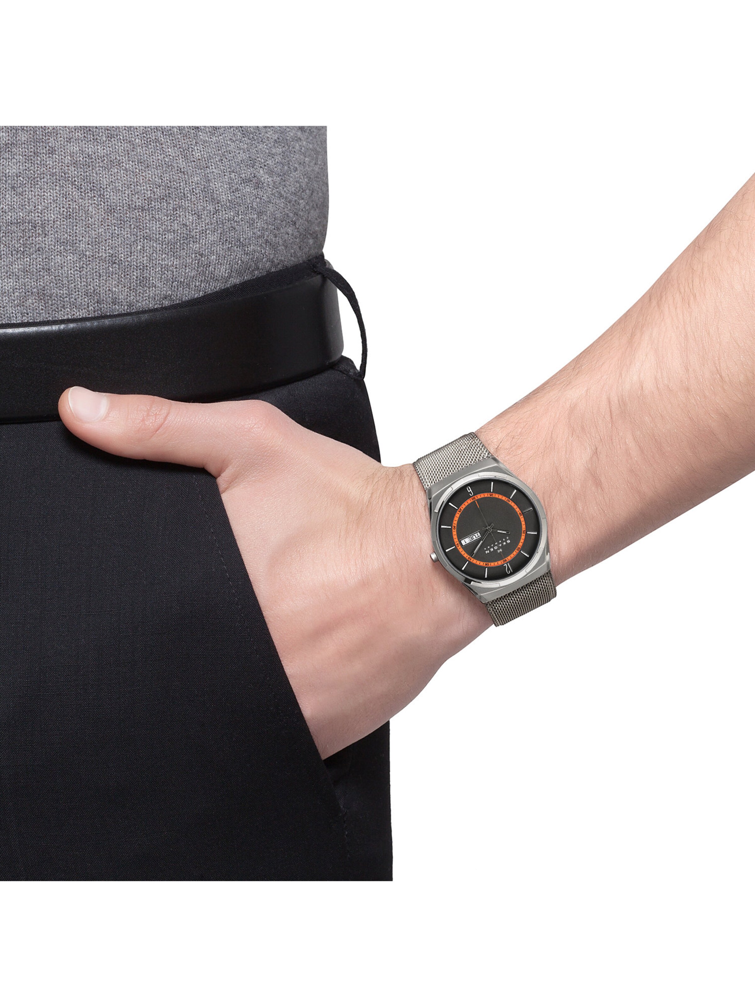 SKAGEN Analog watch 'MELBYE' in Grey