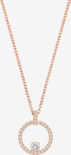 Swarovski Ketting in de kleur Rose-goud / Wit, Productweergave