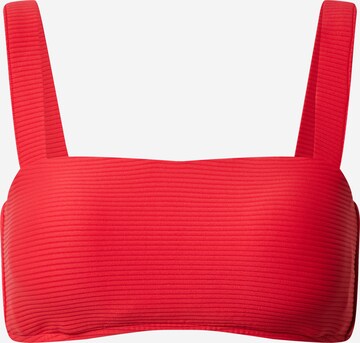 Seafolly Regular Bikini top in Red: front