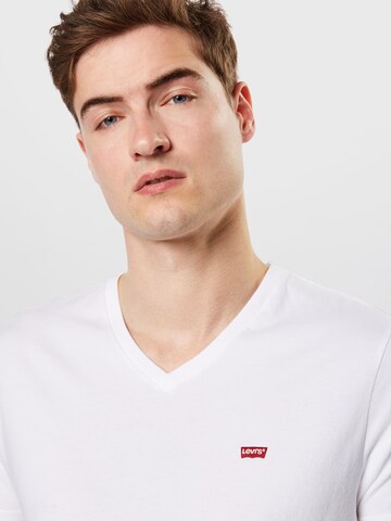 LEVI'S ® Shirt 'Housemark V Neck Tee' in White