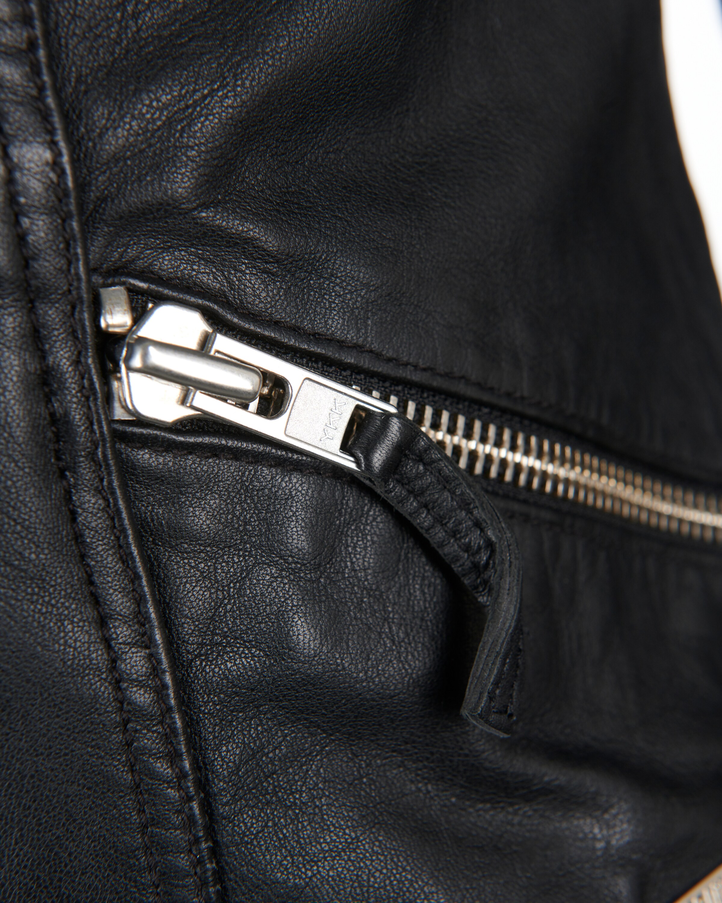 MUSTANG Lederjacke in Schwarz