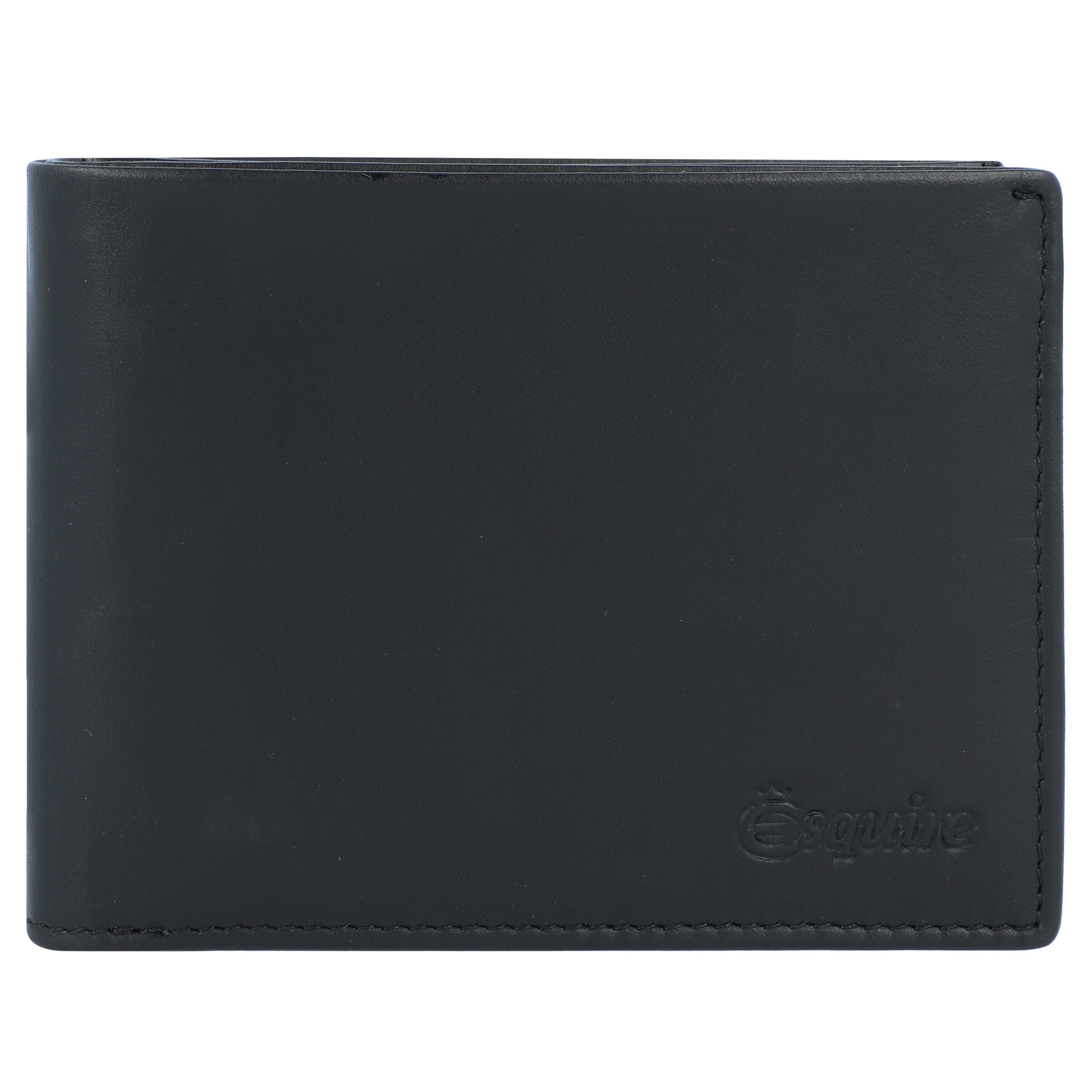 Esquire Wallet 'New Silk' in Black: front