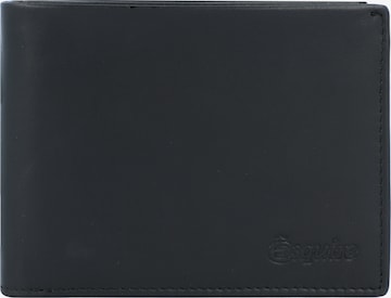 Esquire Wallet 'New Silk' in Black: front