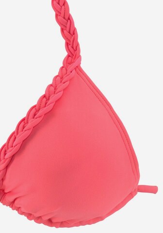 BUFFALO Triangel Bikini in Pink