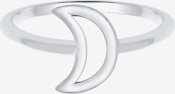 ELLI Ring 'Halbmond' in Zilver: voorkant