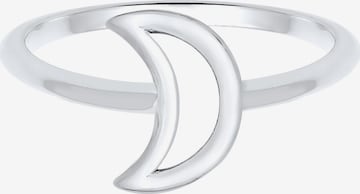 ELLI Ring 'Halbmond' in Silver: front