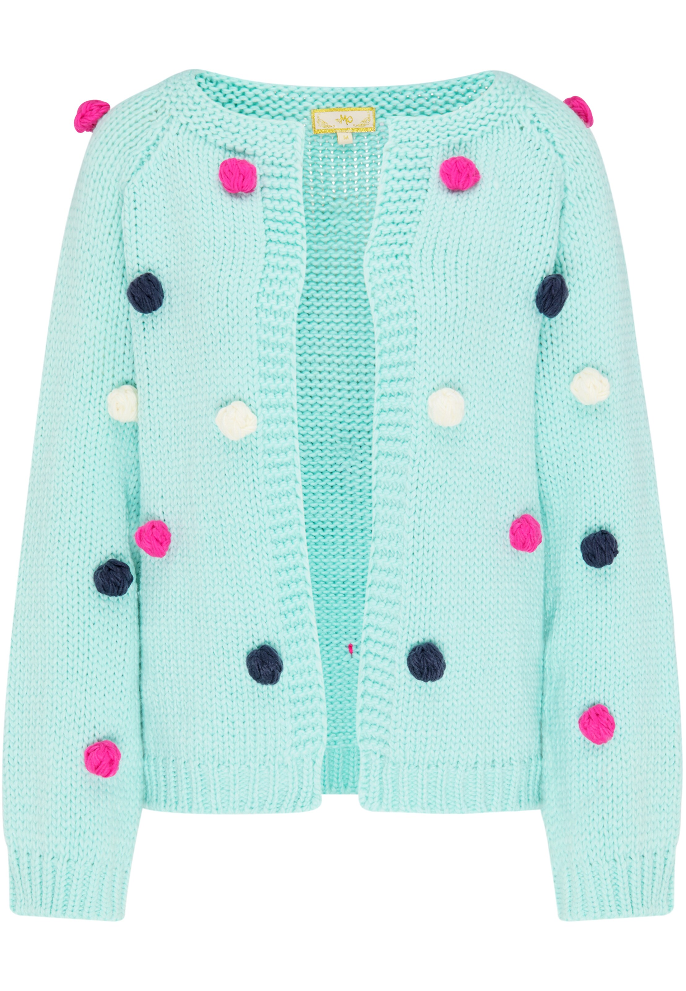 MYMO - Gebreid vest in de kleur Nachtblauw