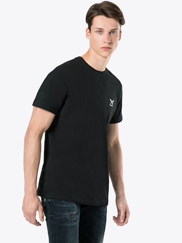 T-Shirt Iriedaily en noir : devant