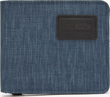 Pacsafe Wallet in Blue: front