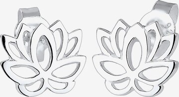 ELLI Earrings 'Lotusblume' in Silver: front