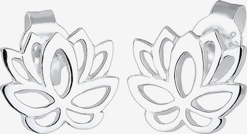 Boucles d'oreilles 'Lotusblume' ELLI en argent : devant