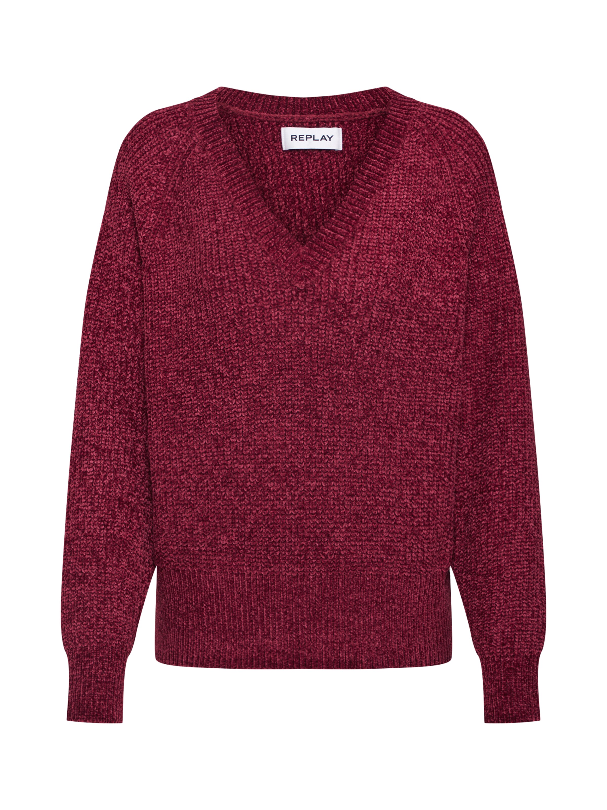 REPLAY - Trui 'Masche' in de kleur Rood