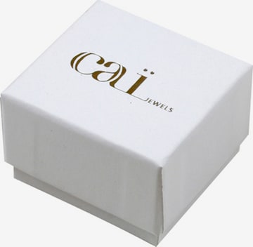 caï Fingerring 'Herz, Pearl Love' in Silber