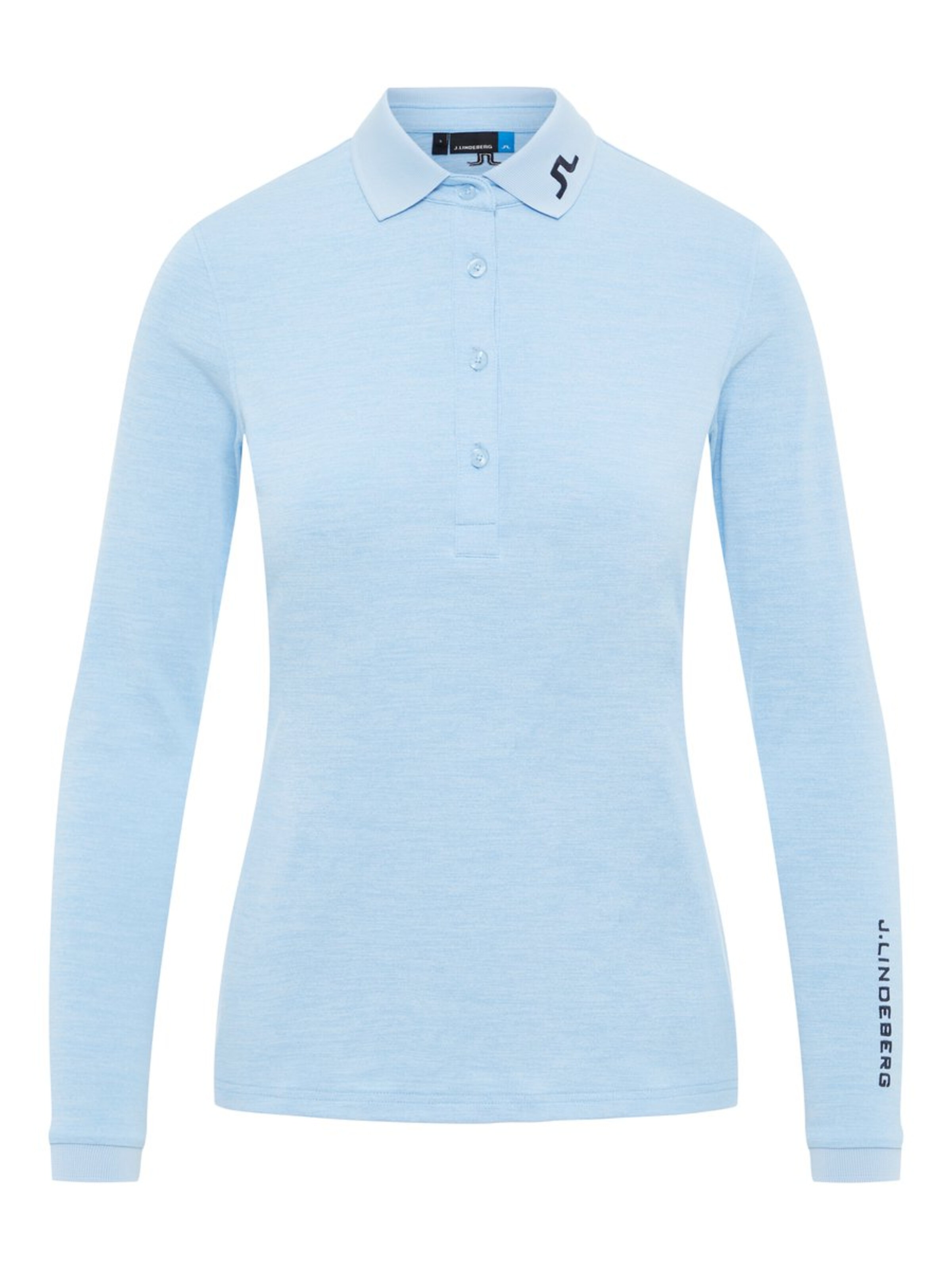 J.Lindeberg - Functioneel shirt in de kleur Lichtblauw