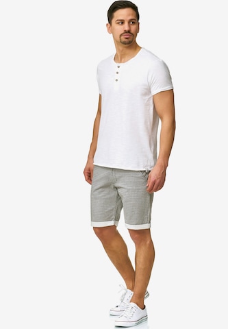 INDICODE JEANS Regular Shorts 'Bourchier' in Grau